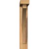 Ekena Millwork Thorton Block Smooth Bracket w/ Offset Brace, Western Red Cedar, 3 1/2"W x 16"D x 20"H BKT0402X16X20THR05SWR